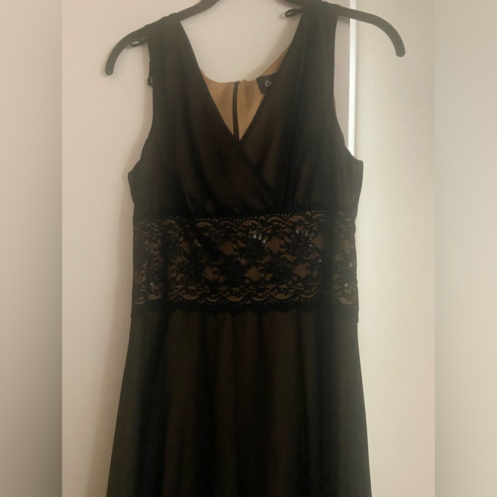 Black cocktail dress